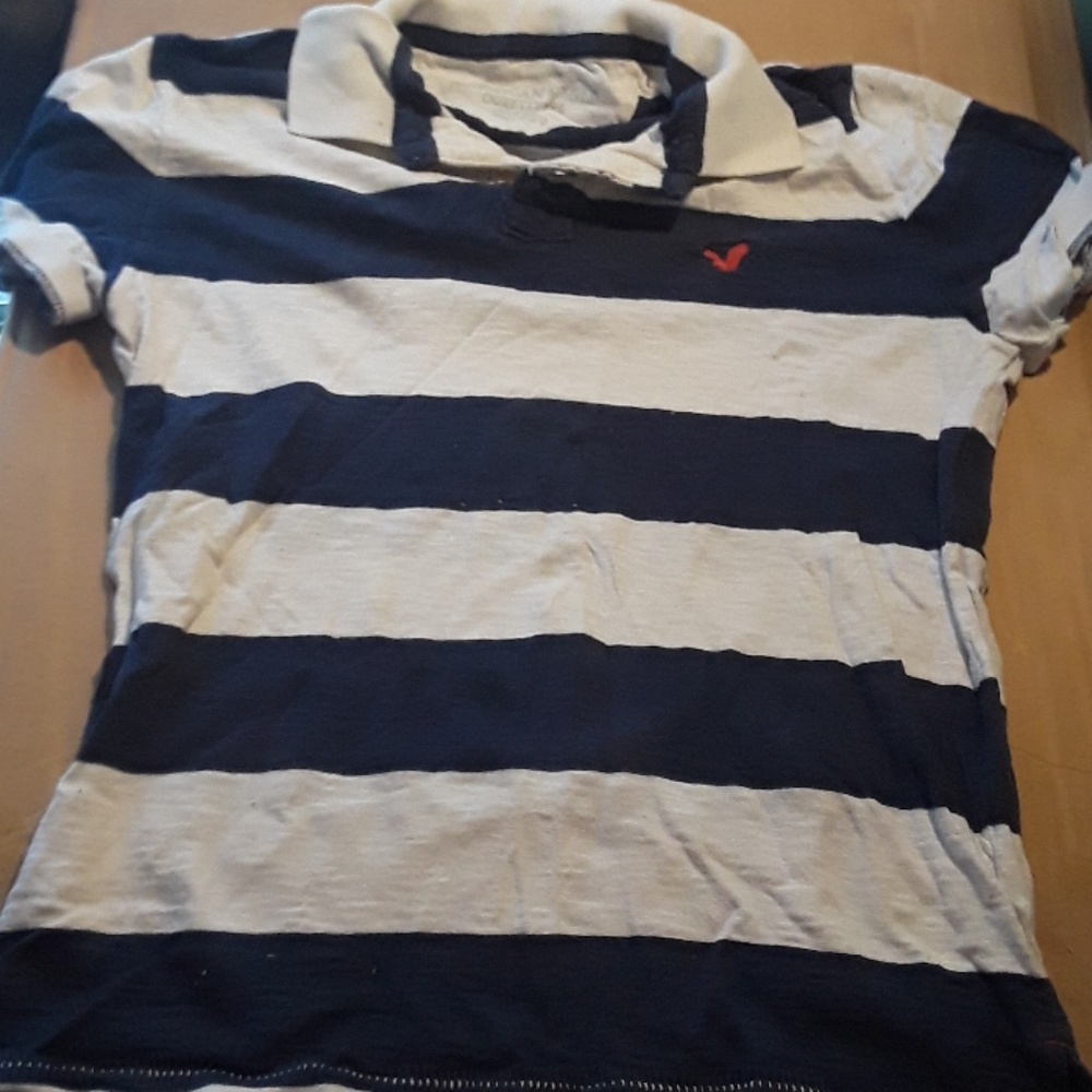 American Eagle Women SP Polo Shirt